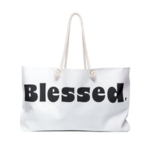 Load image into Gallery viewer, Blessed Weekender Bag — Spacious Faith-Inspired Travel Tote
