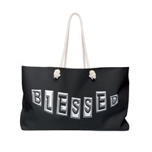 Load image into Gallery viewer, Oversized Weekender Bag (BLESSED)