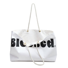 Load image into Gallery viewer, Blessed Weekender Bag — Spacious Faith-Inspired Travel Tote