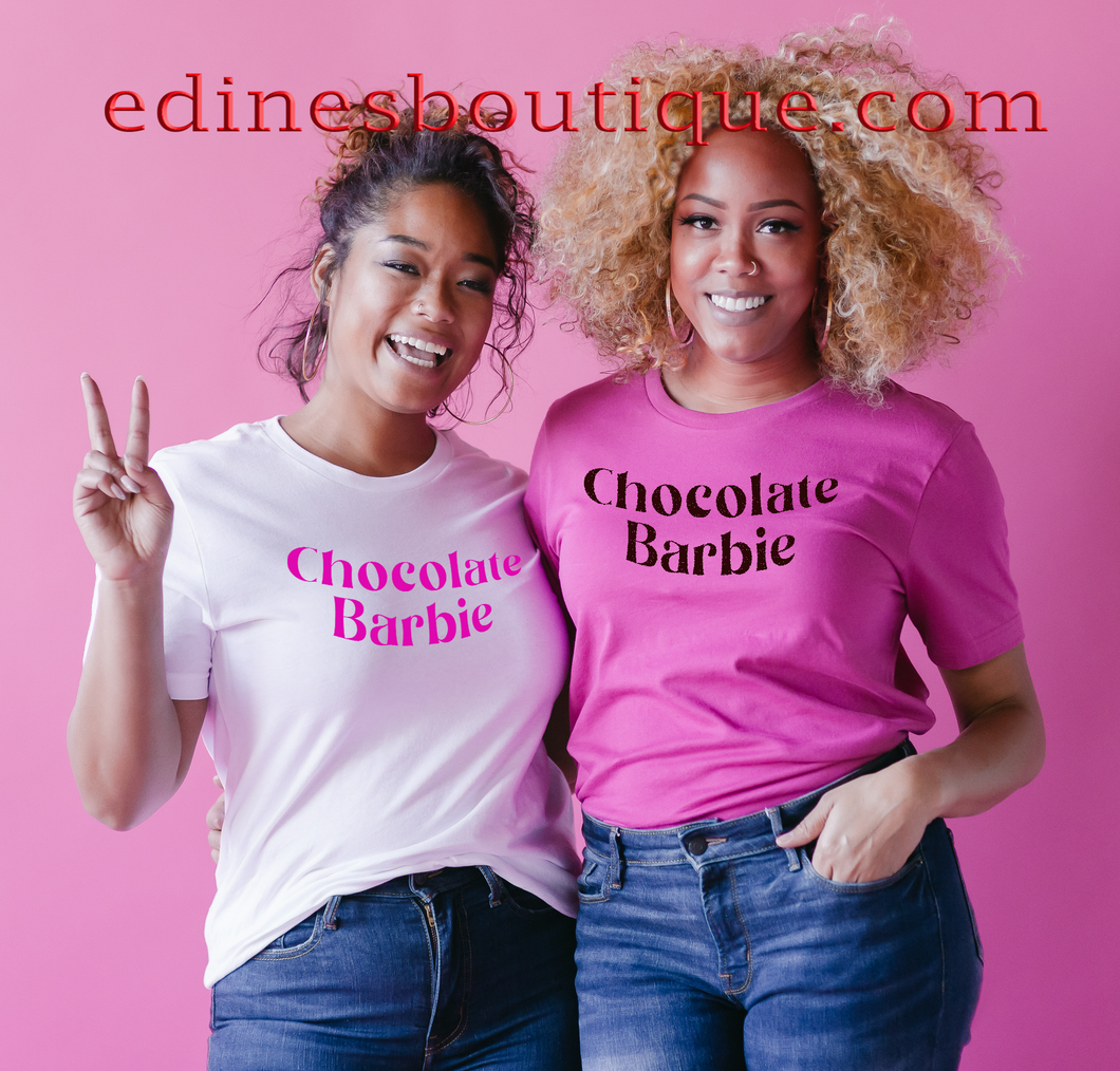 Chocolate Barbie Logo T-shirts