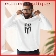 Load image into Gallery viewer, Distressed PR Flag Unisex Premium Pullover Hoodie