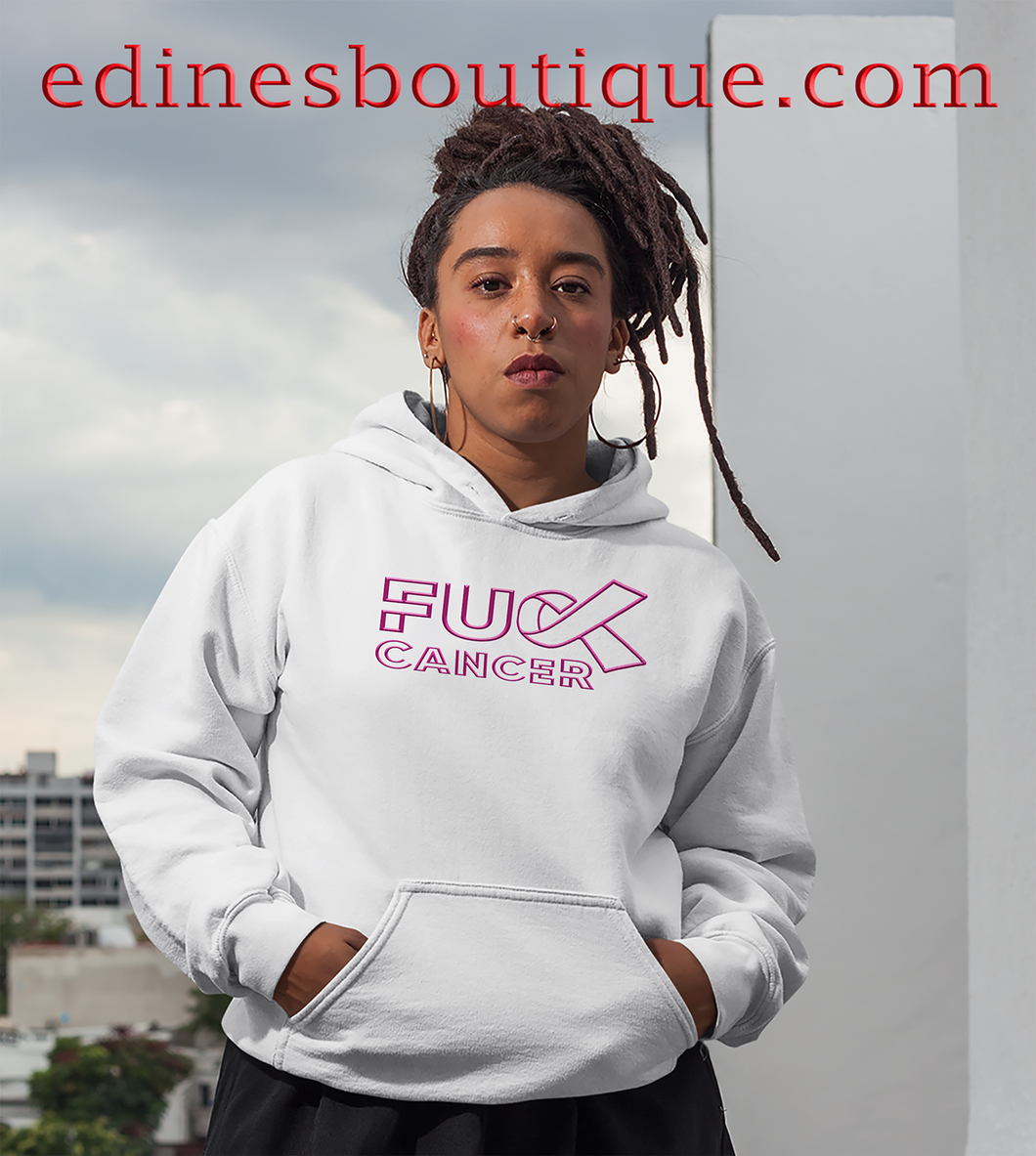 Breast Cancer Awareness Hoodie (Fuck Cancer)