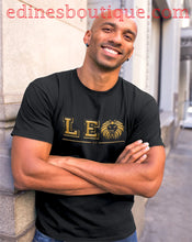 Load image into Gallery viewer, Leo Zodiac  T‑Shirt — Funny Leo AF  Zodiac Horoscope Tee