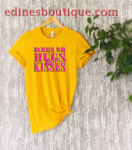 Runs on Hugs & Kisses Mother's Day T-shirts