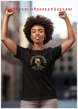 Load image into Gallery viewer, UNAPOLOGETICALLY BLACK -  Women&#39;s T-shirt