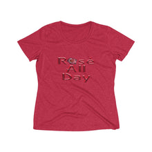 Load image into Gallery viewer, Rosé All Day Women&#39;s Heather Wicking Tee