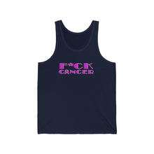 Load image into Gallery viewer, F*ck Cancer Jersey Tank