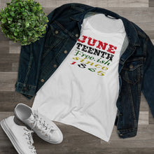 Load image into Gallery viewer, Juneteenth Women&#39;s T-shirts