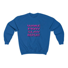 Load image into Gallery viewer, Wake Pray Slay Repeat Sweatshirt