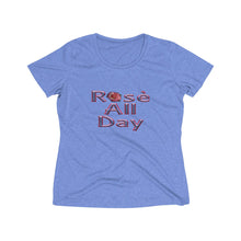 Load image into Gallery viewer, Rosé All Day Women&#39;s Heather Wicking Tee