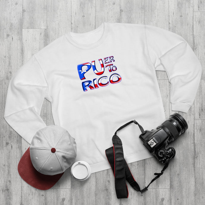 Puerto Rico Logo Crew Neck Sweatshirt, Trendy Sweatshirts, Google