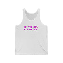 Load image into Gallery viewer, F*ck Cancer Jersey Tank