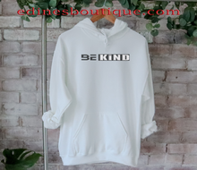 Load image into Gallery viewer, Be Kind - Women&#39;s Minimalist Hooded Sweatshir