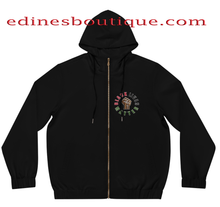 Load image into Gallery viewer, Black Lives Matter Men&#39;s Full-Zip Hoodie (AOP)