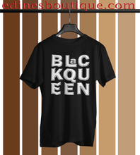 Load image into Gallery viewer, BLACK QUEEN Women&#39;s Statement Tee,  google