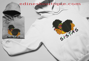 Black Sistas Queen Melanin -Hoodie