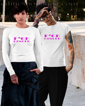 Load image into Gallery viewer, Breast Cancer Awareness Long Sleeves Tee (F*ck Cancer)