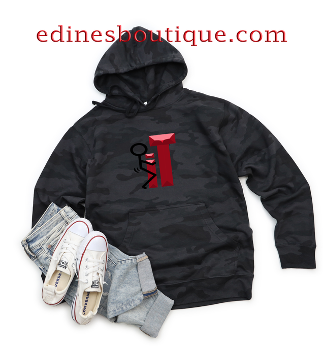  BLACK CAMO Unisex Hoodie - Eff iT !- Google