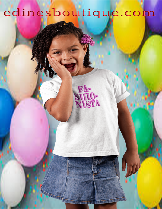 Fashionista Girl's Logo Tee
