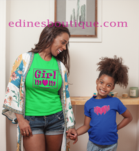 Load image into Gallery viewer, Girl Mom Mother&#39;s Day Tee