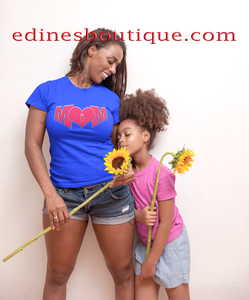 I Heart Mom Women's  Tee,  Mother's Day T-shirts, Gifts for Mom