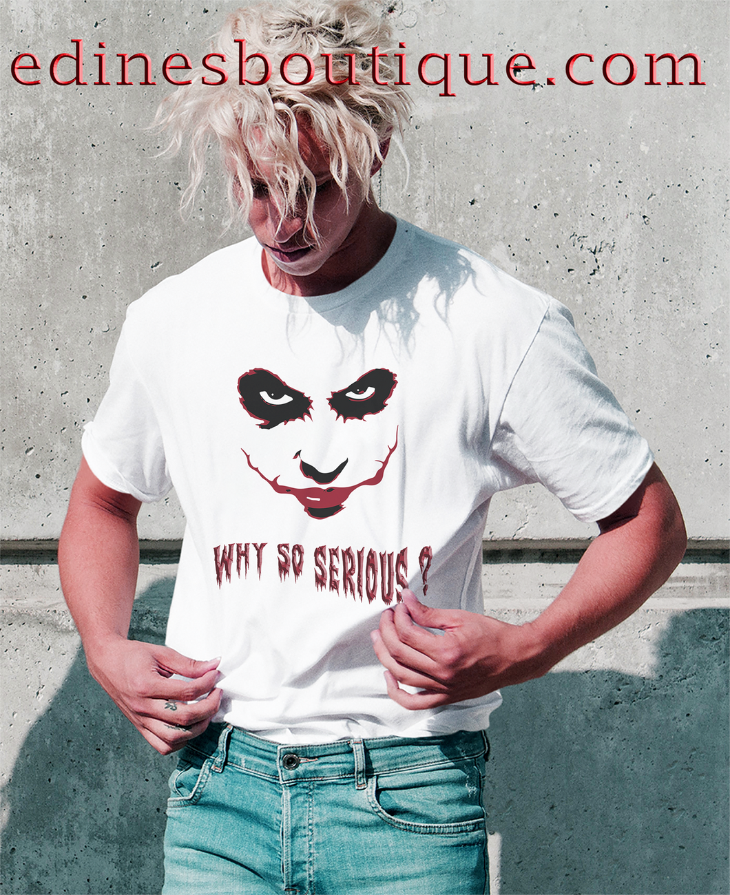 The Joker - Why So Serious Halloween Tee