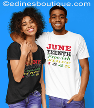 Load image into Gallery viewer, Juneteenth Women&#39;s T-shirts, Juneteenth Tees