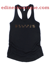 Load image into Gallery viewer, Melanin Poppin Women&#39;s Racerback Tank