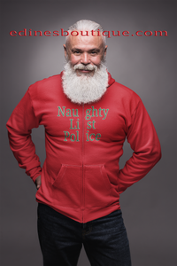 NAUGHTY LIST POLICE - HOLIDAY ZIP HOODIE