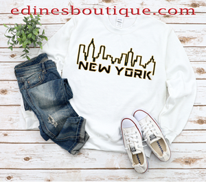 New York Skyline Unisex Crewneck Sweatshirt