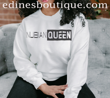 Load image into Gallery viewer, NUBIAN QUEEN WOMEN&#39;S SWEATSHIRT, TRENDY WOMEN&#39;S SWEATSHIRT,GOOGLE