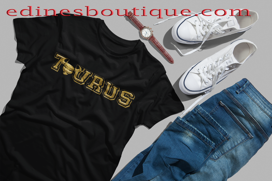 Taurus Logo Women's Tee, Zodiac Birthday Tee