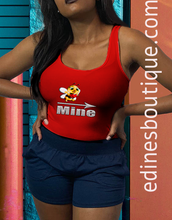 Load image into Gallery viewer, Women&#39;s - Bee Mine Valentine&#39;s Day Tank