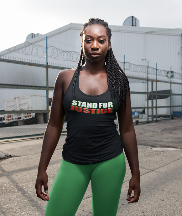Stand for Justice Women's Racerback Tank
