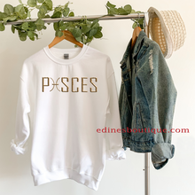 Load image into Gallery viewer, Pisces Sweatshirt for Women, Zodiac Birthday Sweatshirt, Trendy Zodiac Sweatshirt, Google