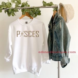 Pisces Sweatshirt for Women, Zodiac Birthday Sweatshirt, Trendy Zodiac Sweatshirt, Google