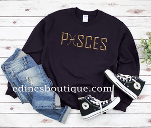 Zodiac Sweatshirt - Pisces , Google