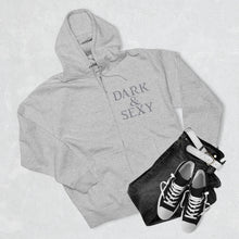 Load image into Gallery viewer, Dark &amp; Sexy Unisex Zip-Up Hoodie