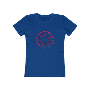 A Woman is the Full Circle -The Boyfriend Tee