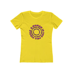 A Woman is the Full Circle -The Boyfriend Tee