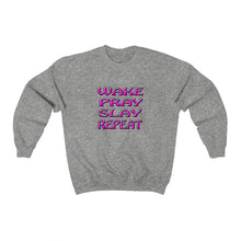 Load image into Gallery viewer, Wake Pray Slay Repeat Sweatshirt