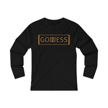 Load image into Gallery viewer, Goddess Fitted Long Sleeve Tee