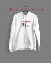 Load image into Gallery viewer, iAM BLACK HISTORY - Women&#39;s Hoodie