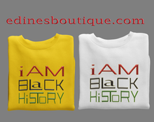 Load image into Gallery viewer, i am Black History Women&#39;s Sweatshirt